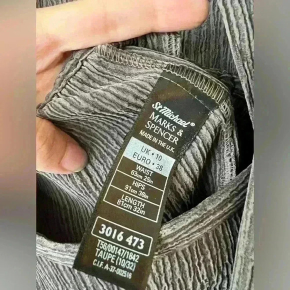 Vintage Y2K St Michael Marks & Spencer Womens Grey Feminine Shirt Skirt Set - Picture 9 of 16